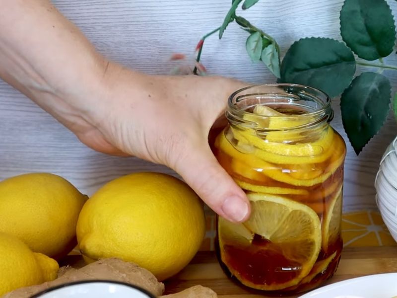 teglica puna meda, limuna i djumbira za jači imunitet